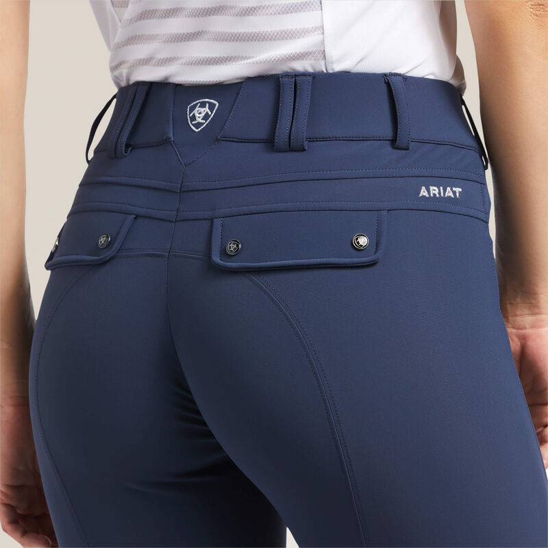 ARIAT BREECHES TRI FACTOR GRIP KNEE PATCH BLUE NIGHTS