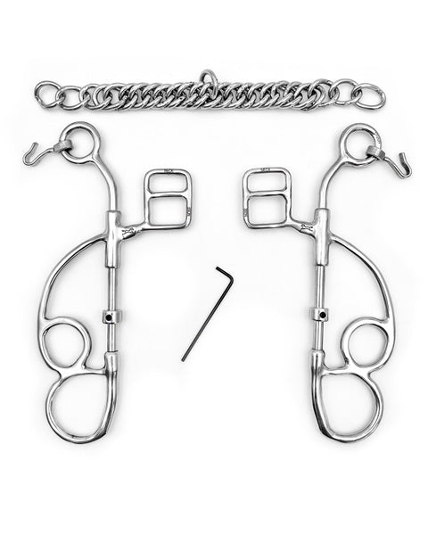 FagerOtto Hackamore Combination bit Short shank