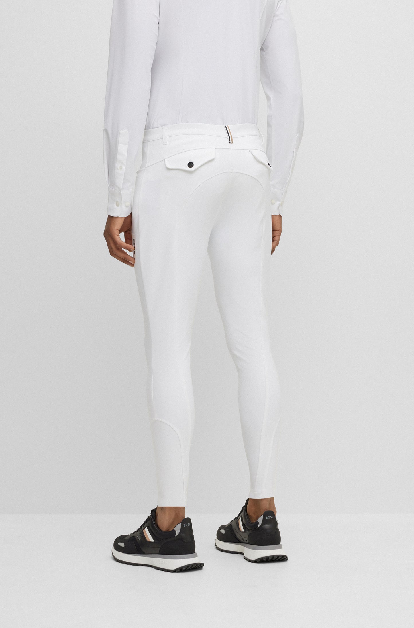 BOSS JAMES KNEE GRIP BREECHES WHITE