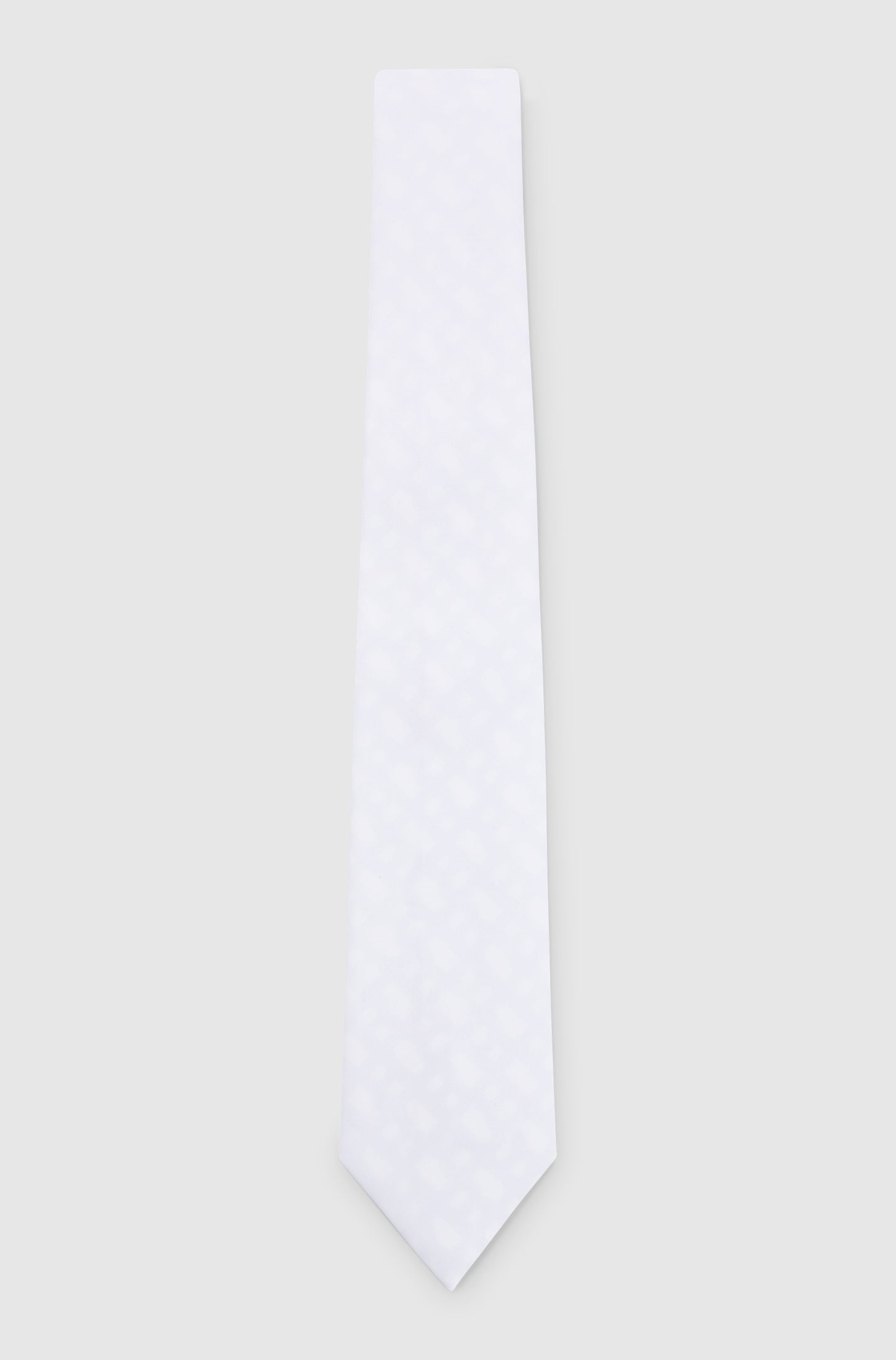 BOSS MONOGRAM SHOW TIE WHITE