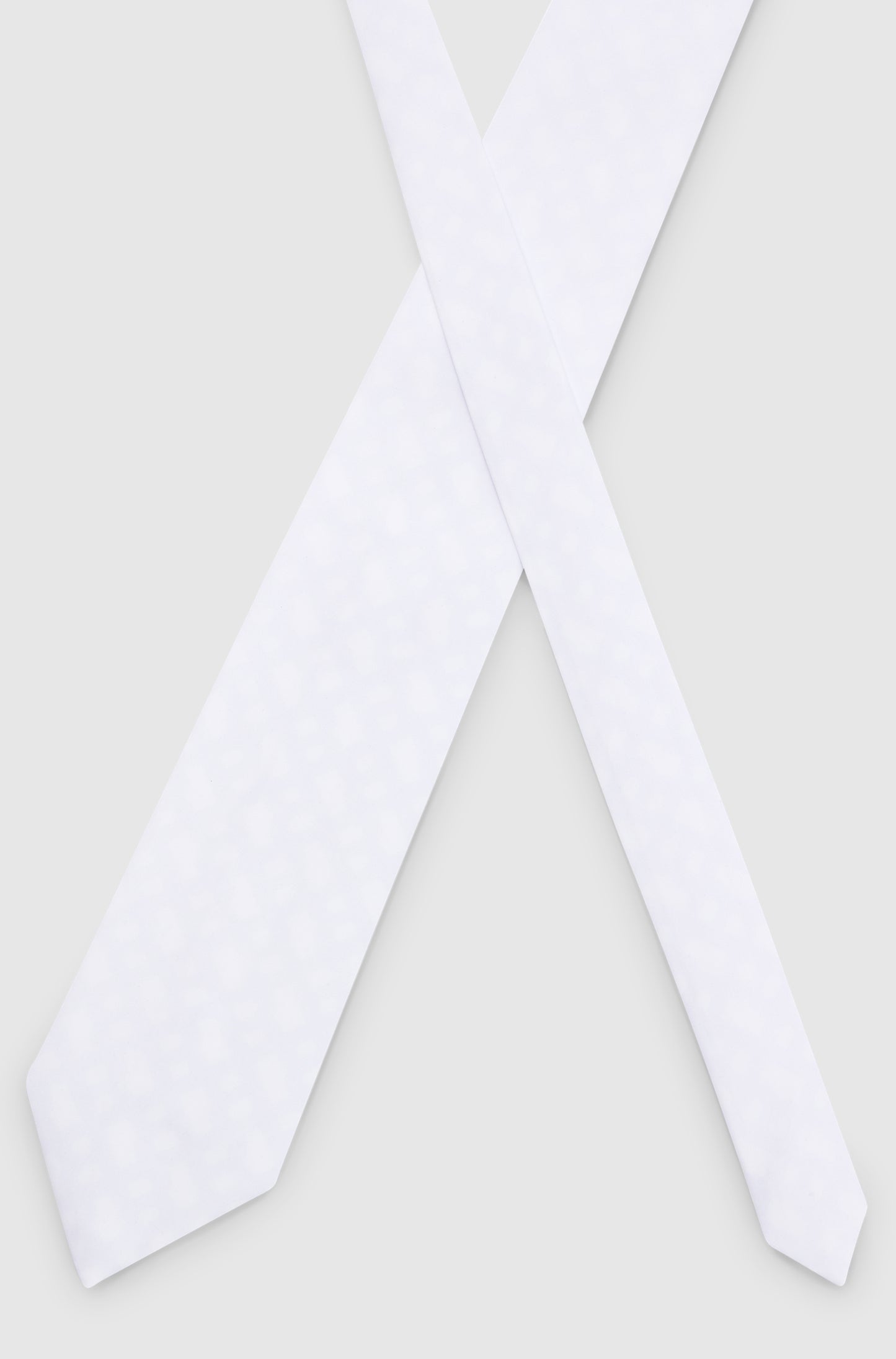BOSS MONOGRAM SHOW TIE WHITE