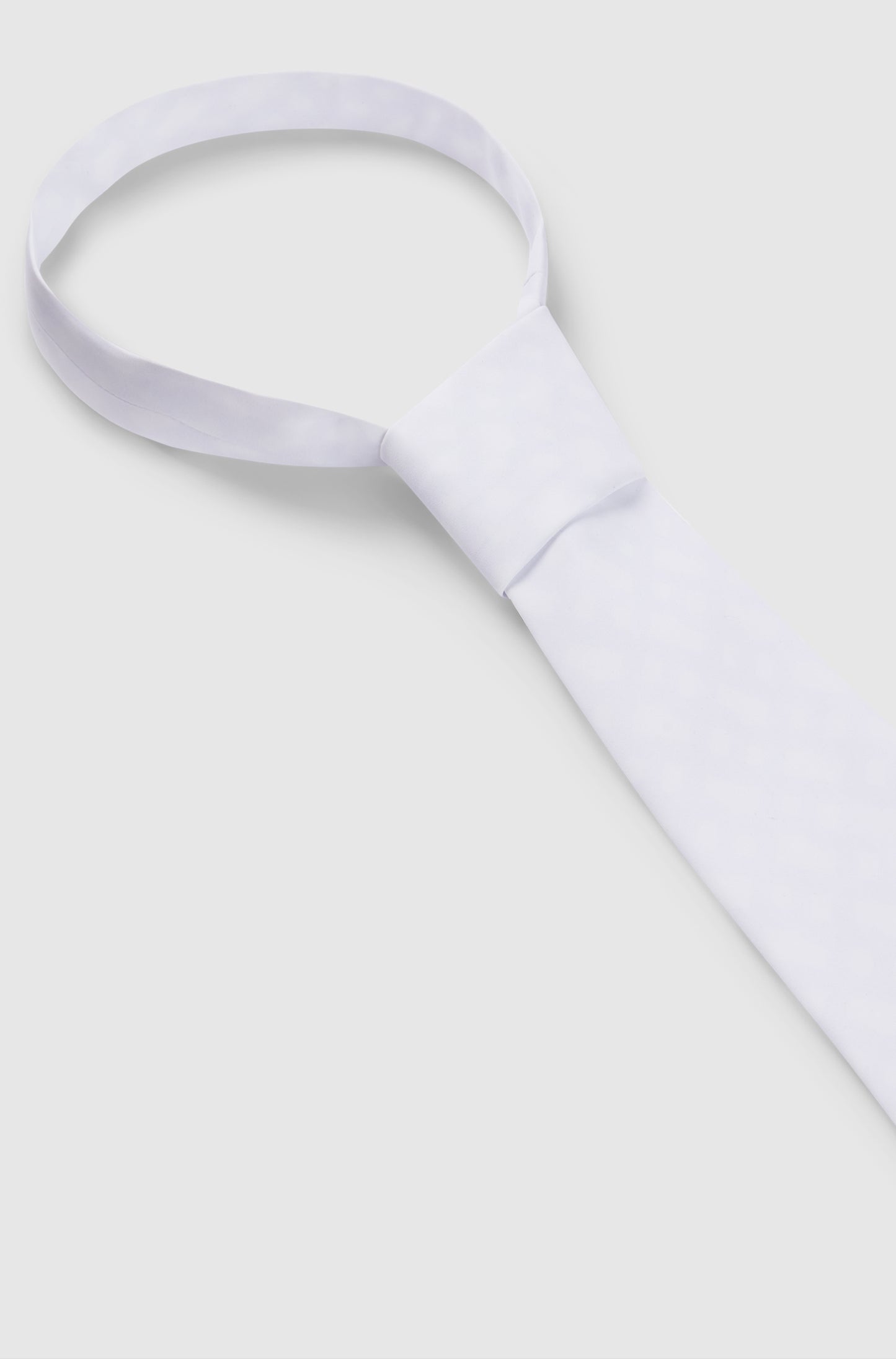 BOSS MONOGRAM SHOW TIE WHITE