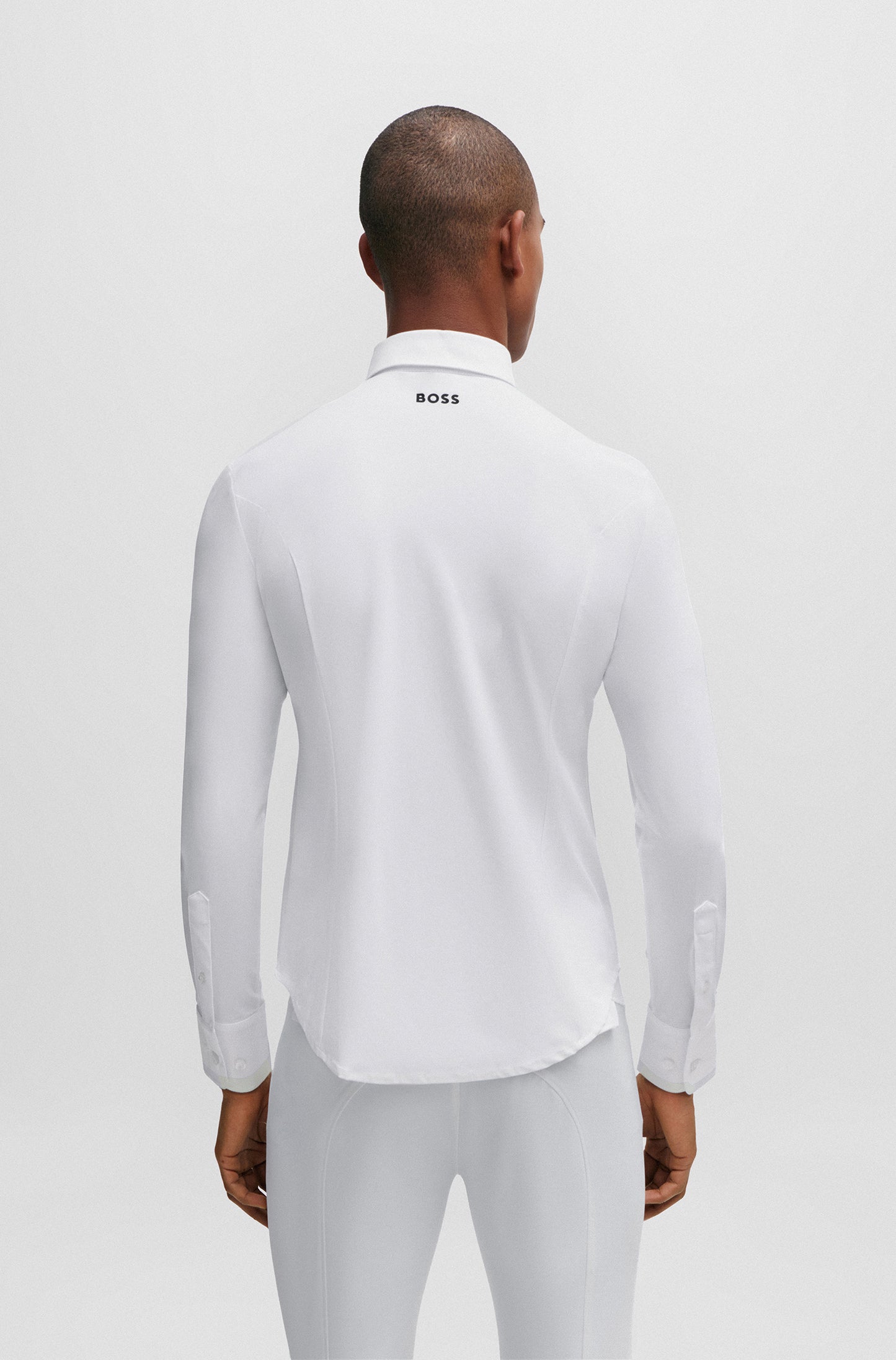 BOSS NORMAN SHOW SHIRT SIGNATURE STRIPE WHITE