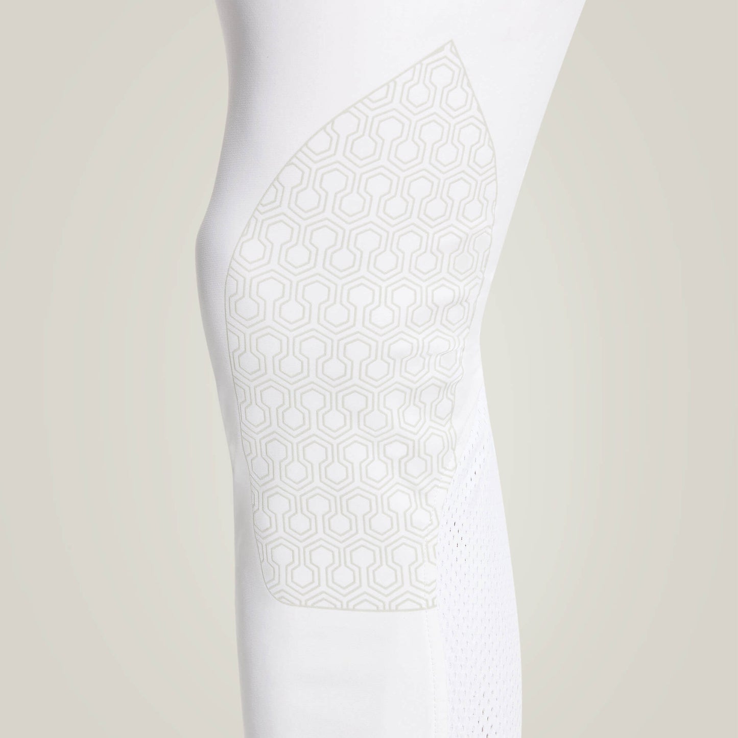 ARIAT MEN TRI FACTOR GRIP KNEE PATCH BREECH WHITE