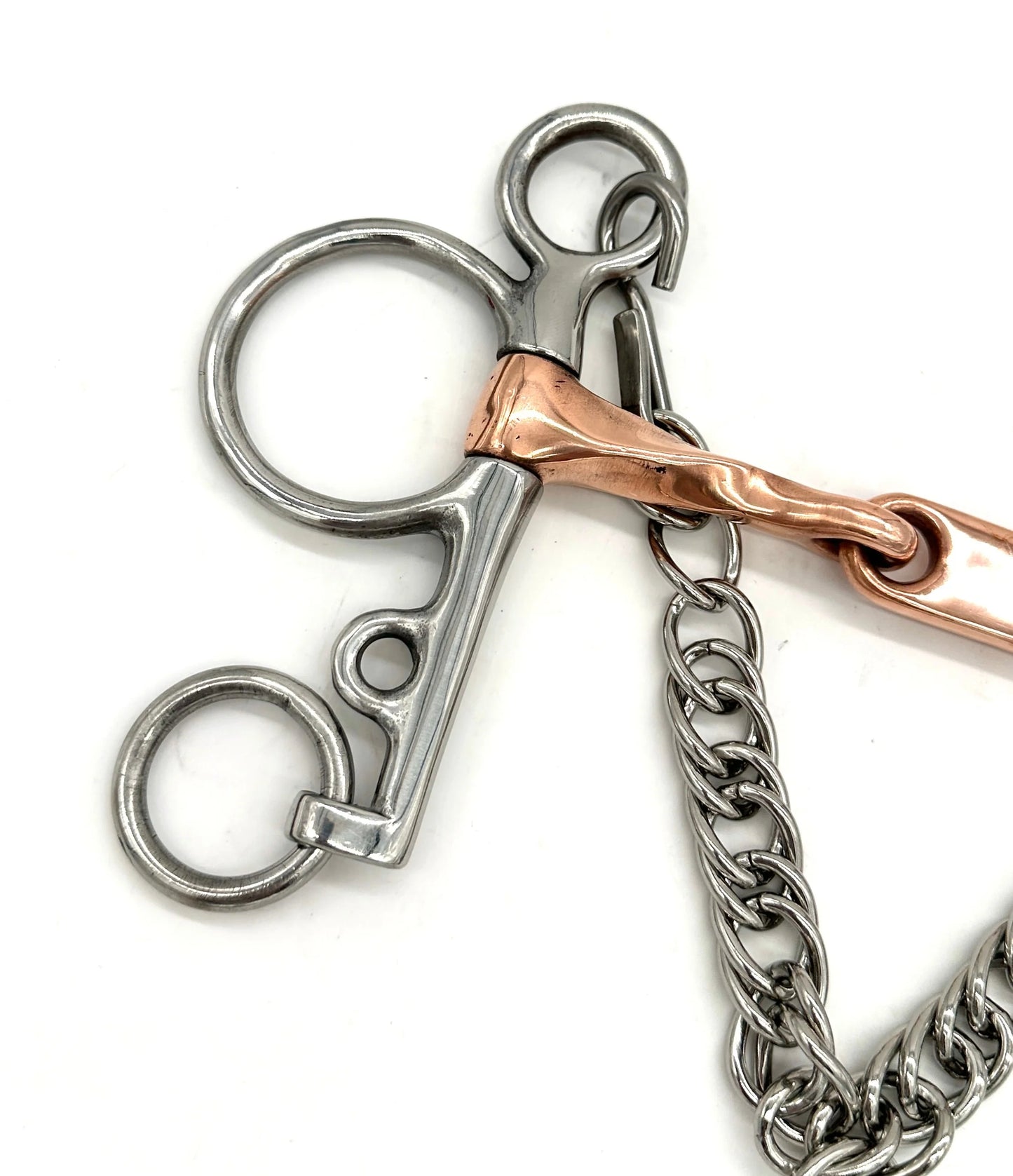 Jake Adam’s Twisted Copper Pelham with Dr. Bristol Link