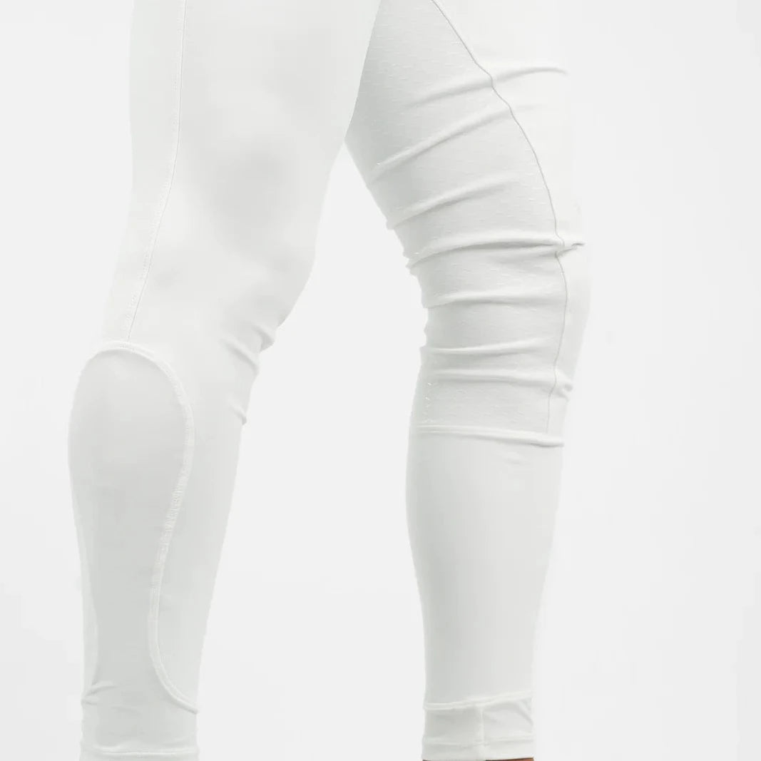 MAXIMILIAN PERFORMANCE BREECHES KNEE GRIP WHITE