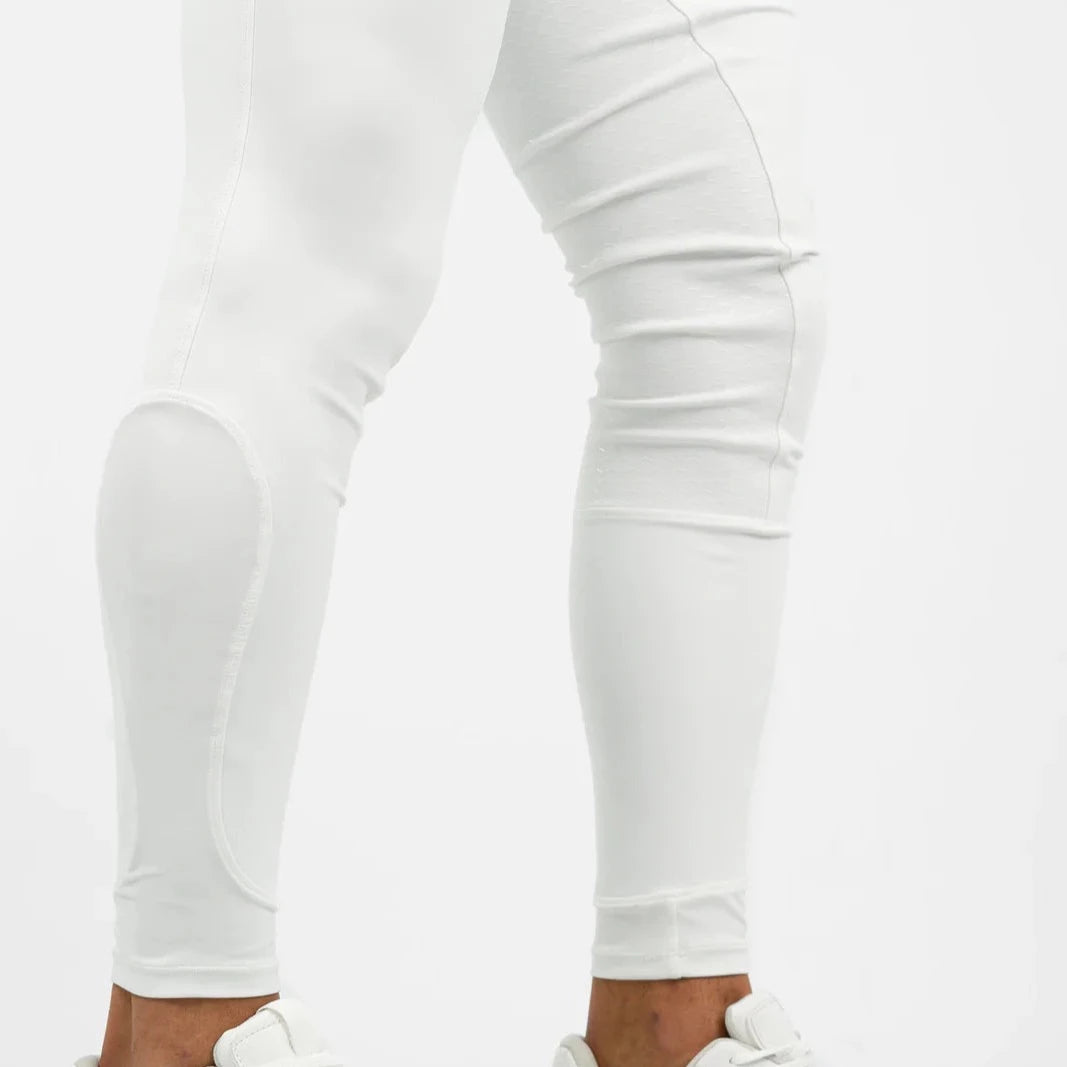MAXIMILIAN PERFORMANCE BREECHES FULL GRIP WHITE