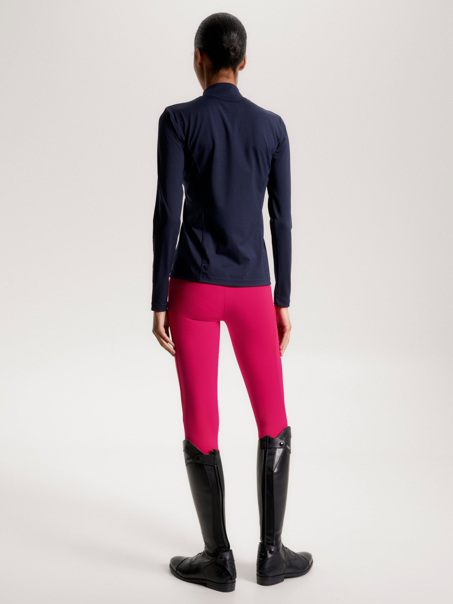 HILFIGER HIGH NECK LONG SLEEVE BASELAYER DESERT SKY