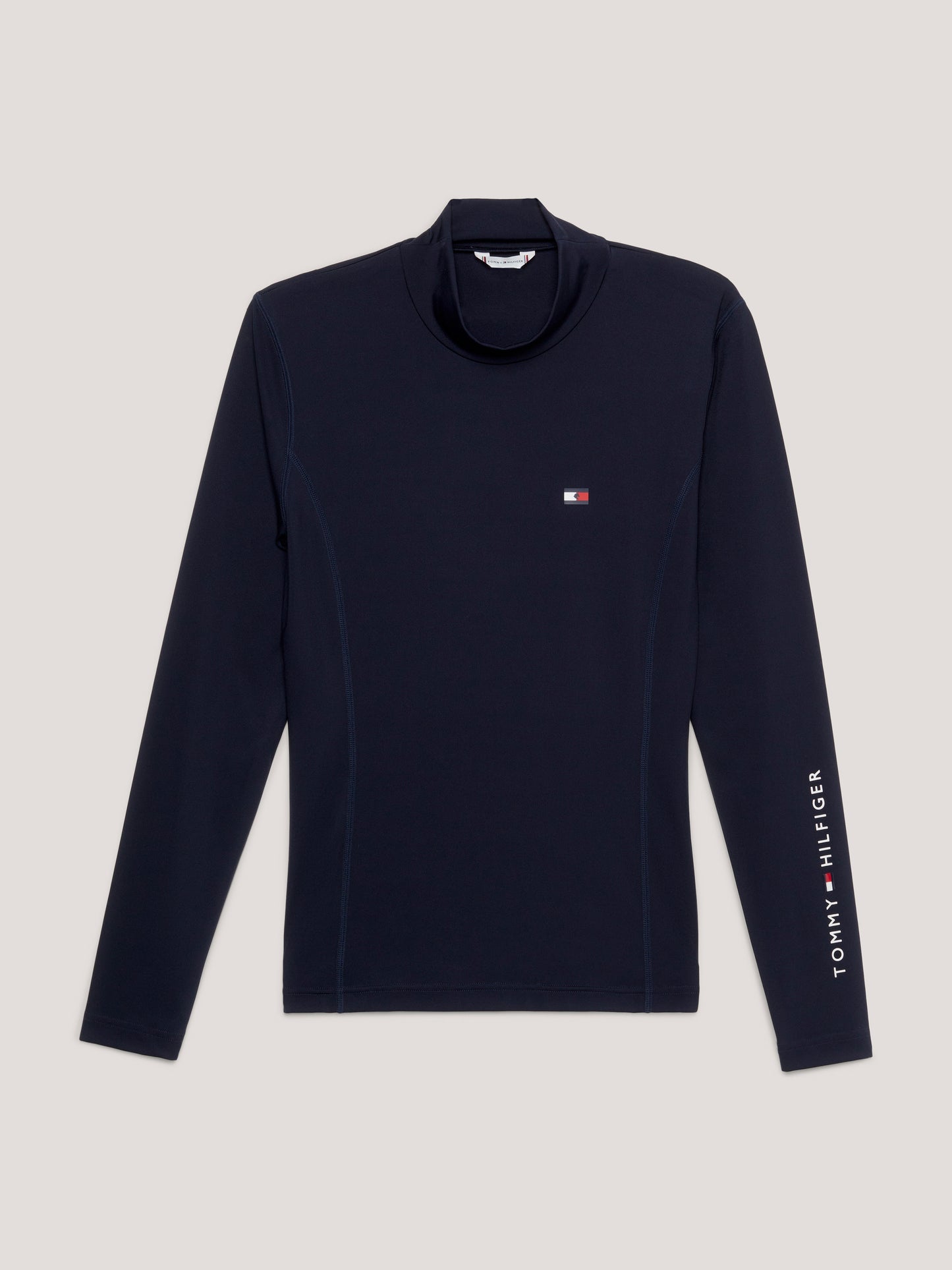 HILFIGER HIGH NECK LONG SLEEVE BASELAYER DESERT SKY
