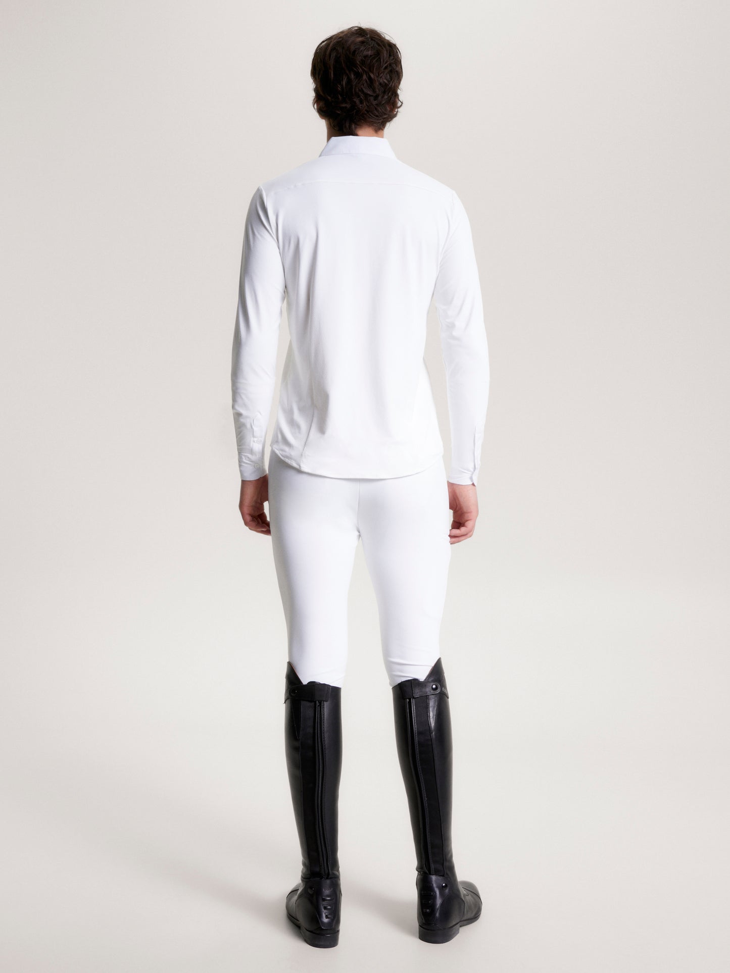 HILFIGER AMSTERDAM LONG SLEEVE SHOW SHIRT TH OPTIC WHITE