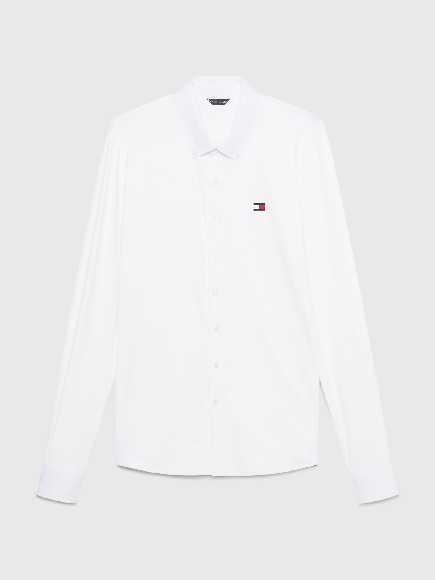 HILFIGER AMSTERDAM LONG SLEEVE SHOW SHIRT TH OPTIC WHITE