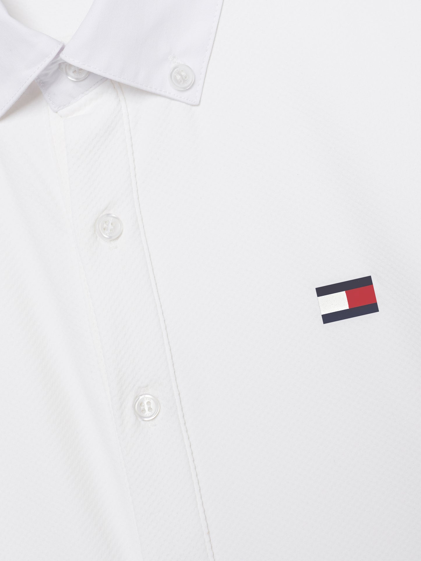 HILFIGER AMSTERDAM LONG SLEEVE SHOW SHIRT TH OPTIC WHITE