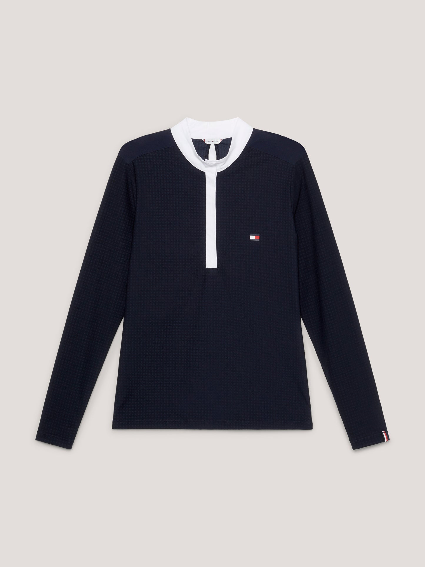 HILFIGER CHELSEA COOLING LONG SLEEVE SHOW SHIRT DESERT SKY