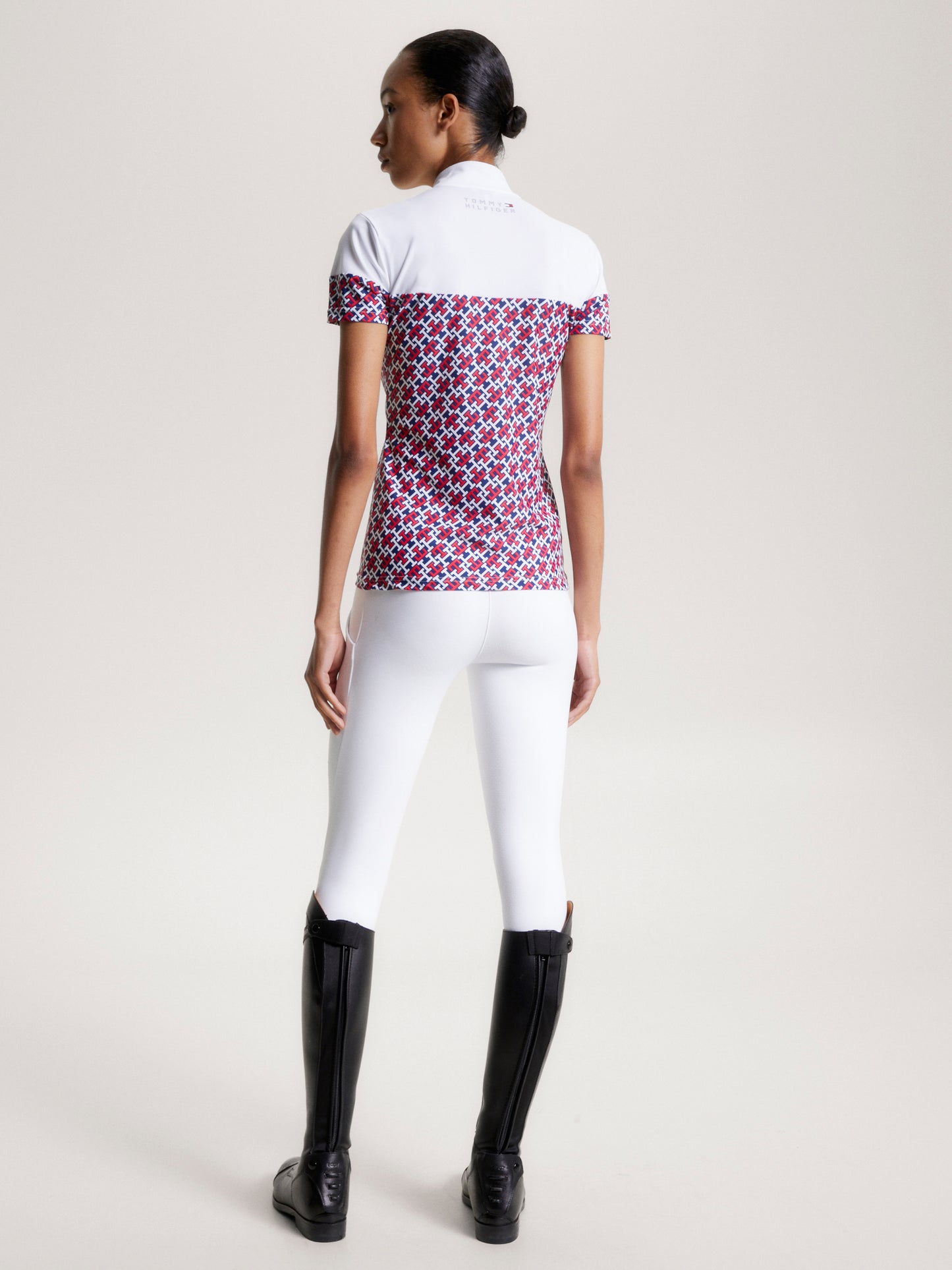 HILFIGER MADISON SHORT SLEEVE SHOW SHIRT MONOGRAM MULTI