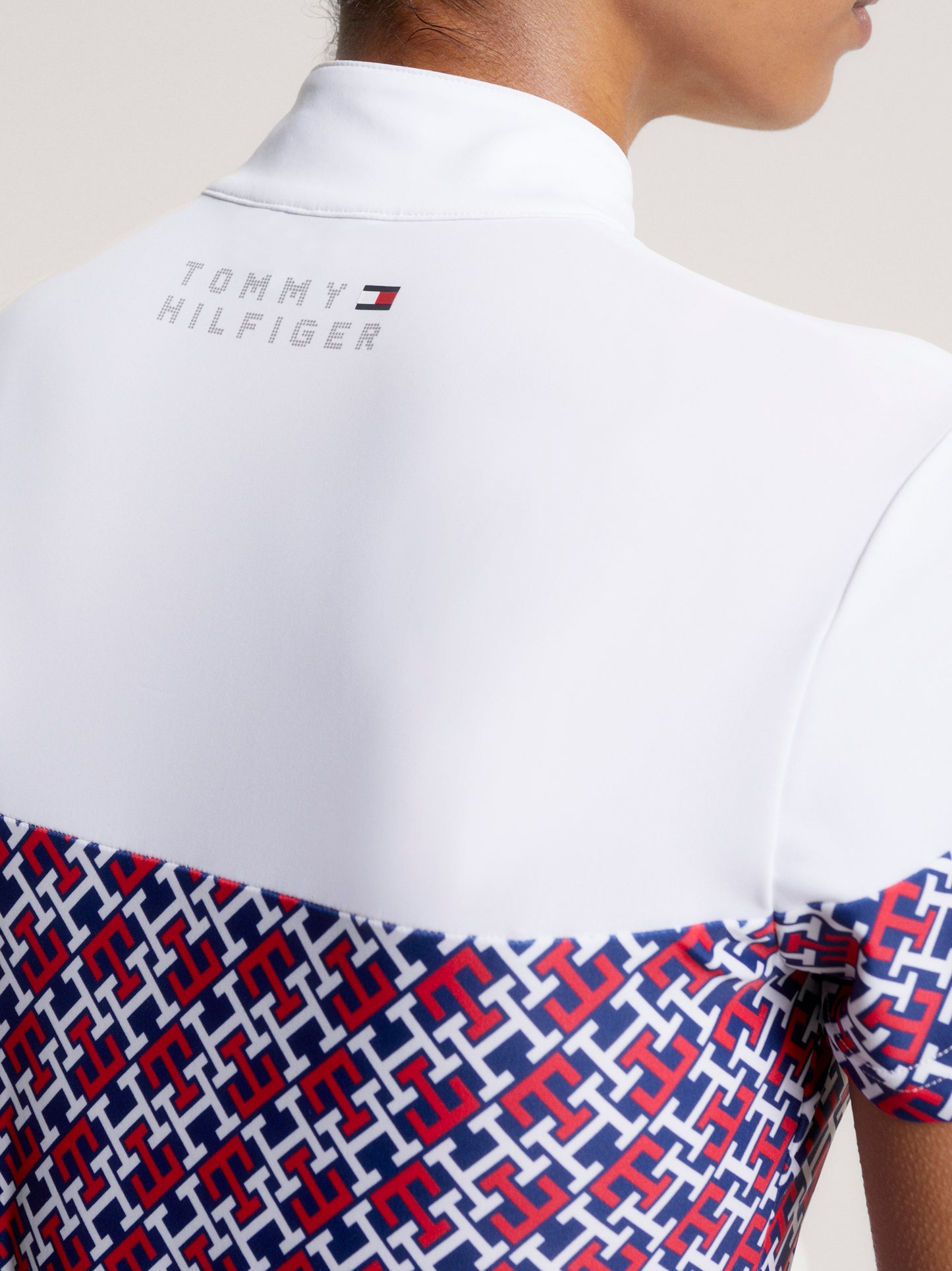 HILFIGER MADISON SHORT SLEEVE SHOW SHIRT MONOGRAM MULTI