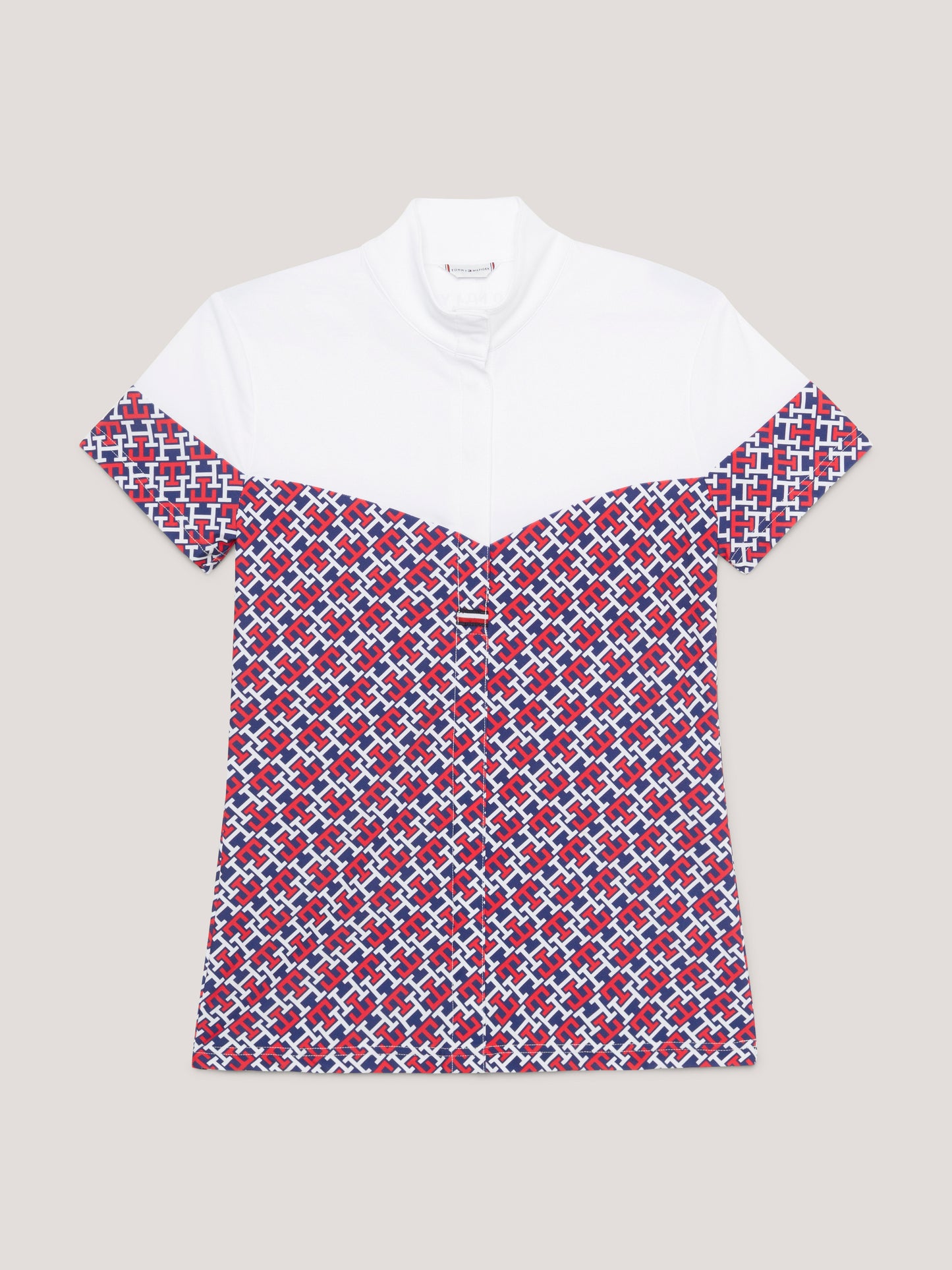 HILFIGER MADISON SHORT SLEEVE SHOW SHIRT MONOGRAM MULTI