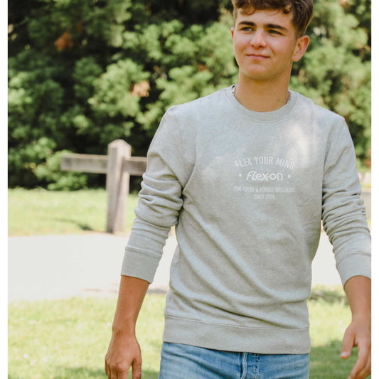 FLEX-ON SWEAT MEN HEATHER GREY