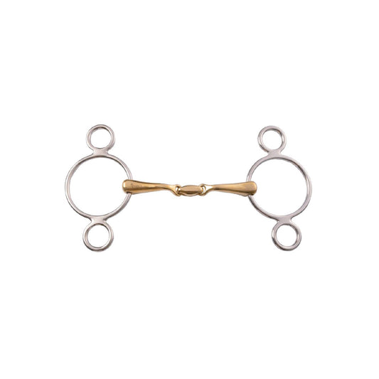 Umbria Bocado Pessoa De 3 Anillas Con Doble Articulación