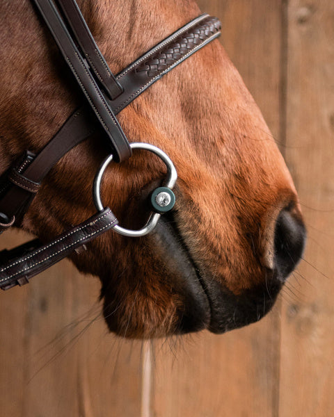 Fager Andrea Hard Rubber bit Fixed rings