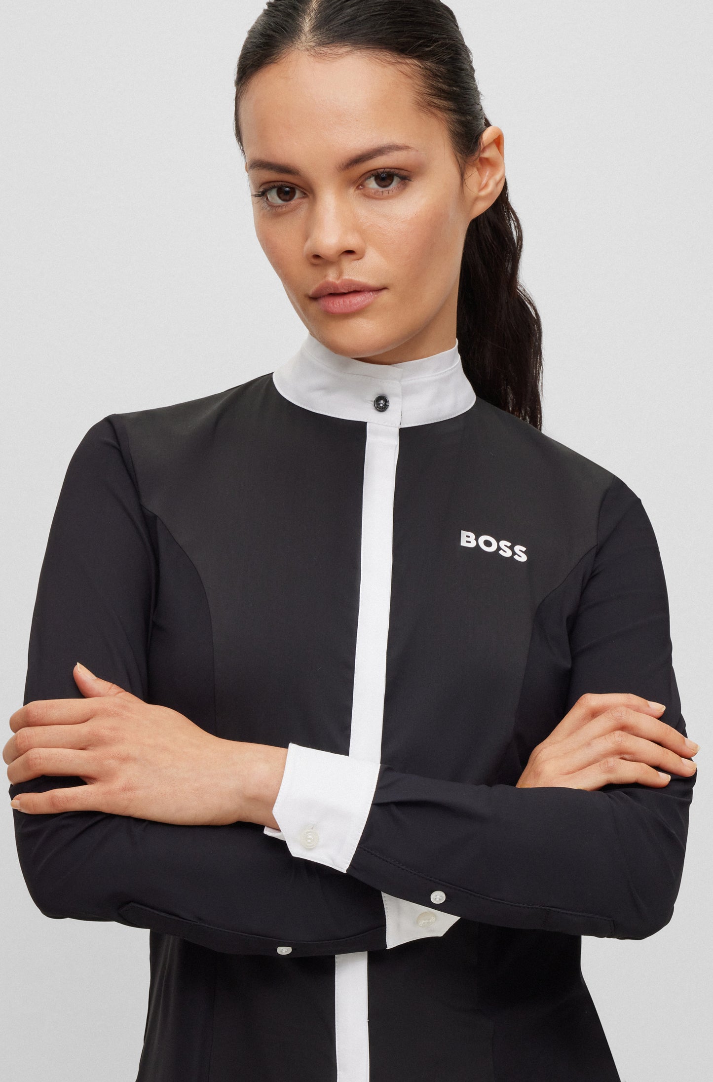 BOSS EMMA SHOW BLOUSE BLACK