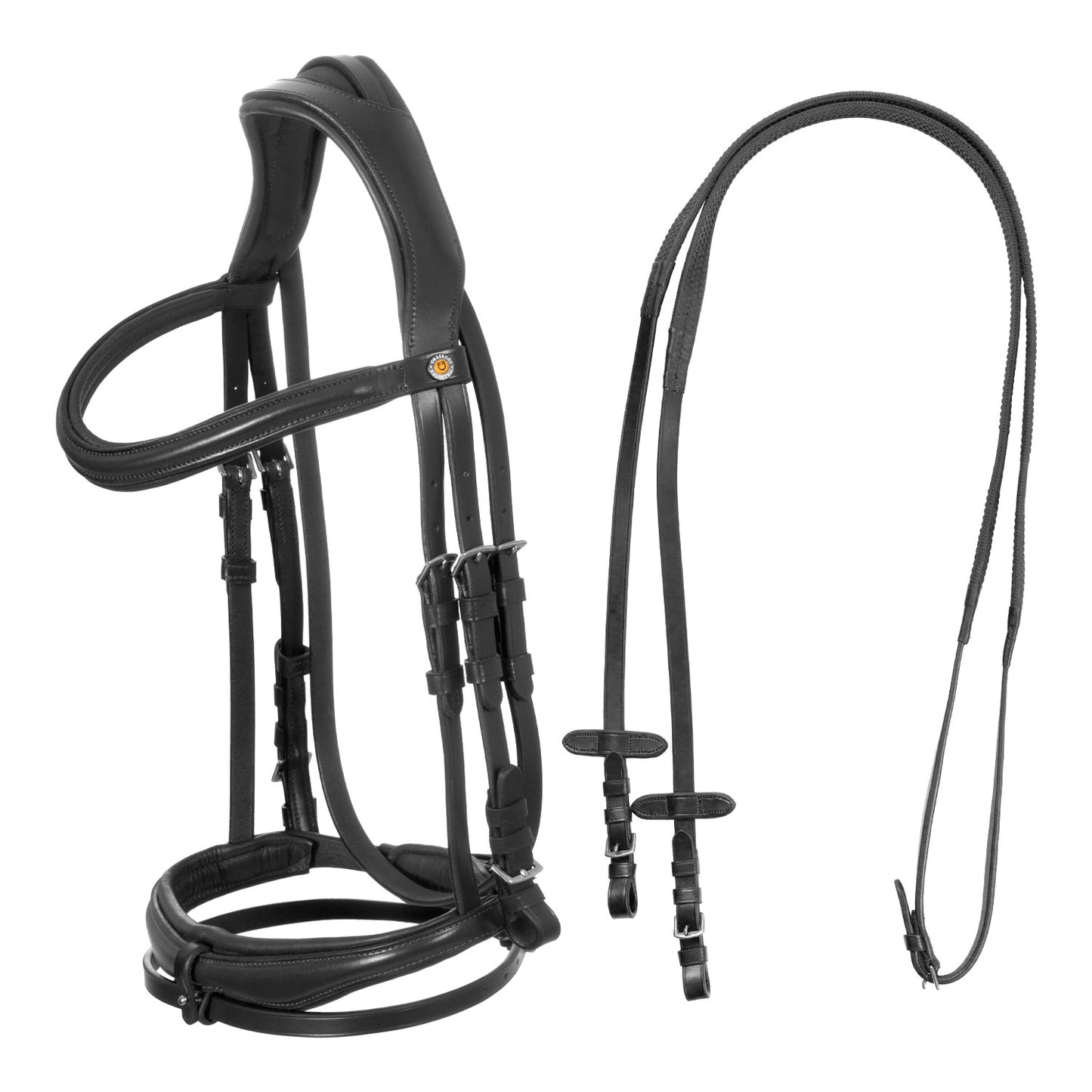 Equestro Cabezada Inglesa Con Muserola Anatómica