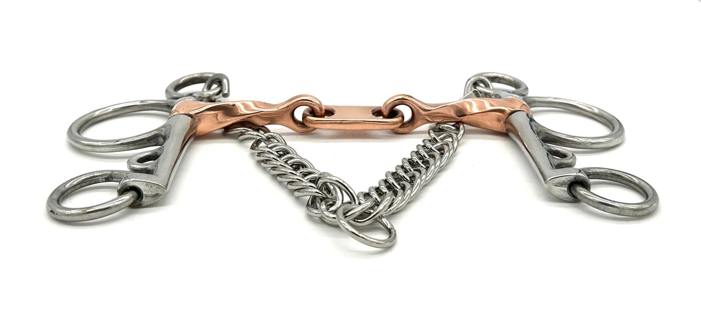 Jake Adam’s Twisted Copper Pelham with Dr. Bristol Link
