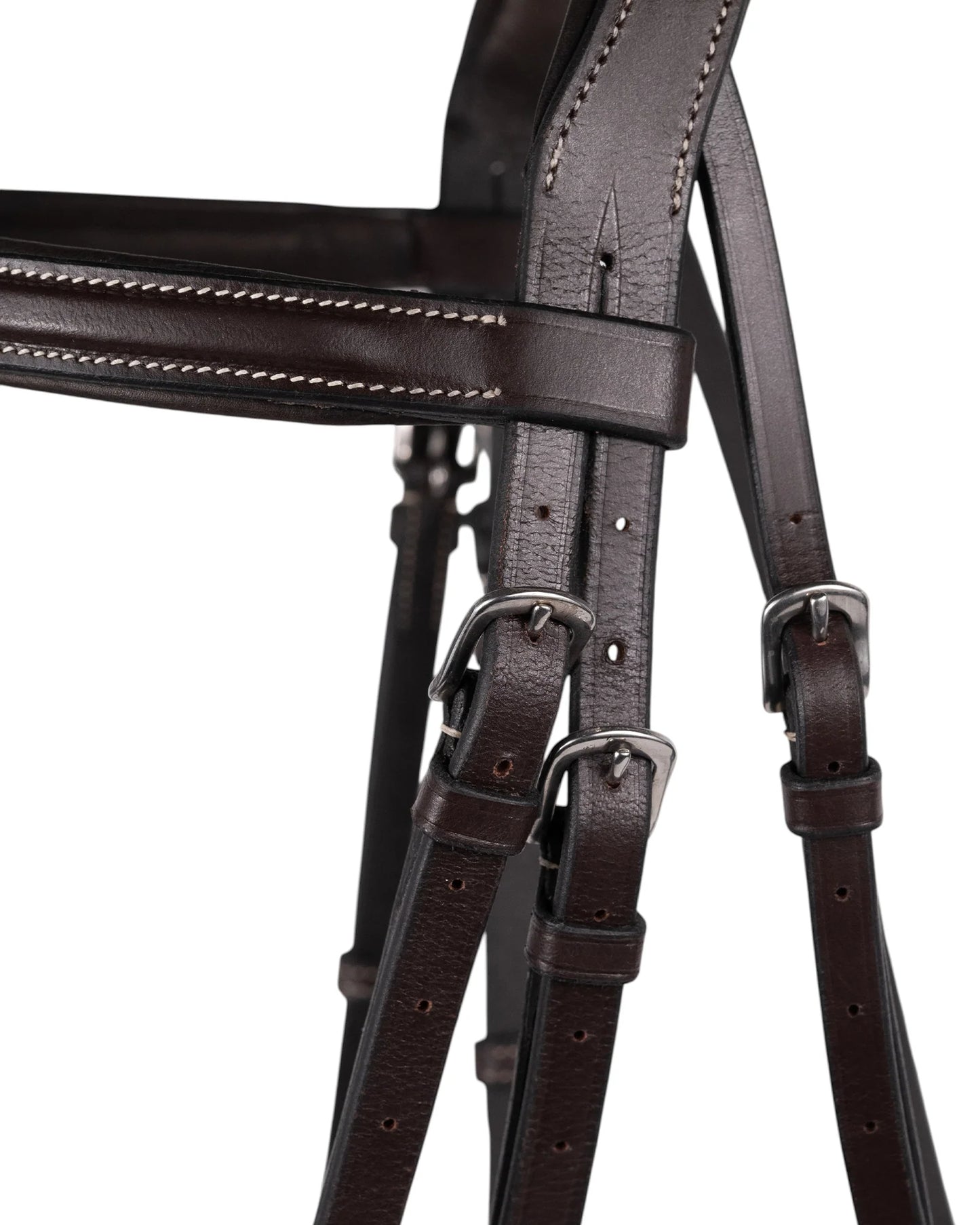 Jake Adam’s Brida De Salto Acolchada Con Muserola Combinada Desmontable y Riendas De Goma